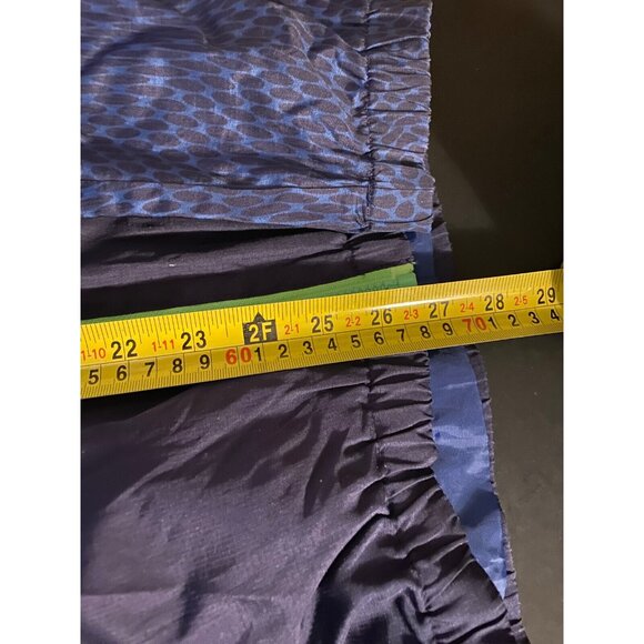 Superman Jacket Blue Green Mens M Bioworld DC Comics Six Flags Windbreaker - Picture 7 of 7